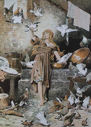 Cinderella Grimm Brothers Illustration