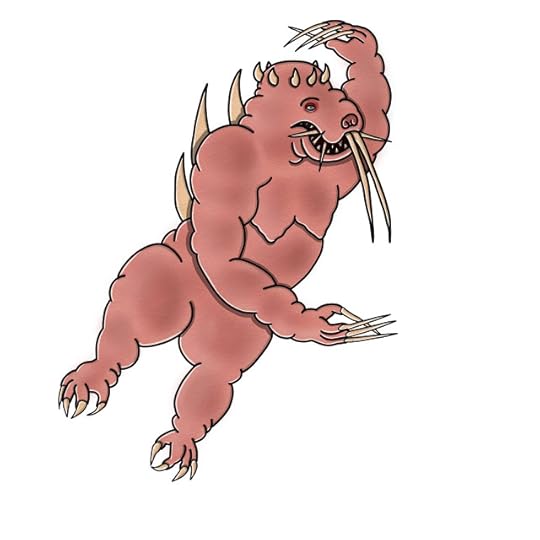 Teek goby - like a cross between a gorilla and a naked mole rat