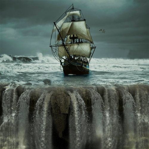 Sailing to the edge of the World. Eyecatcher-For-Real | Sailing, Sailing ships, Ghost ship