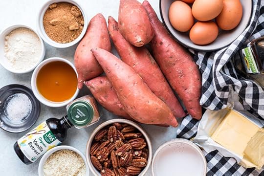 ingredients for sweet potato souffle recipe