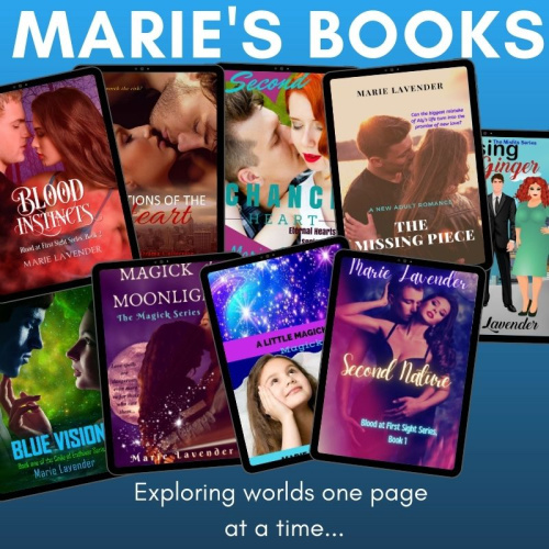 Marie's books promo image
