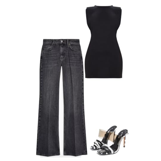 high rise straight leg jeans