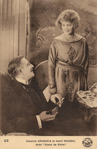 Suzanne Grandais and Henry Roussel in Gosse de Riche (1920)