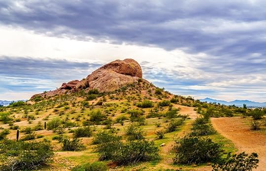Red sandstone buttes of Papago Park