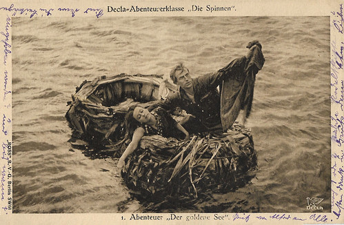 Carl de Vogt and Lil Dagover in Die Spinnen, 1. Teil - Der Goldene See (1919)