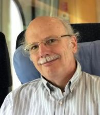 Man on a train<br />