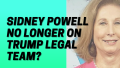Sidney Powell No Longer On Trump Legal Team_