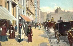 View of Union Square, New York