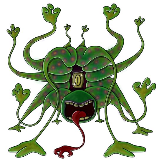 Feeler - a creepy, little thing with tentacles ending in hands