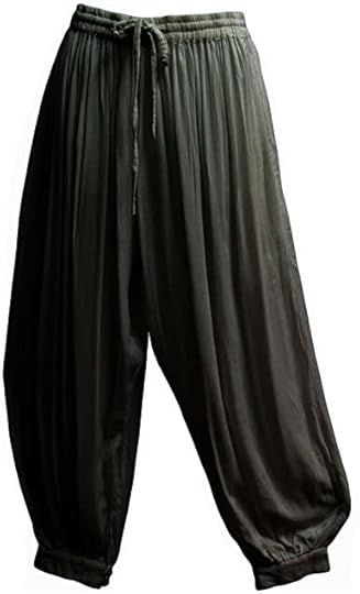 Men's Indian Aladdin Gypsy Hippie Yoga Meditation Harem Pants (Black) at Amazon Men's Clothing store