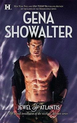 The new cover of Jewel of Atlantis isn't as good as the old one. This is just a bare-chested brunette dude staring dangerously and sweating into the camera, on a weird purple satiny background.