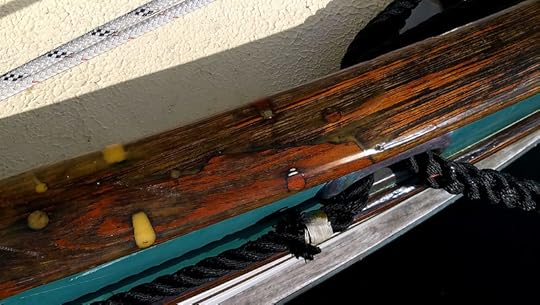 Scarf joint after repair
