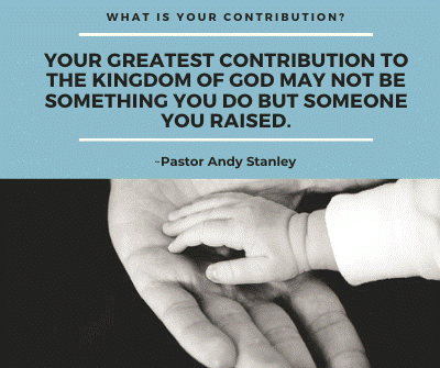 What Is Your Contribution?