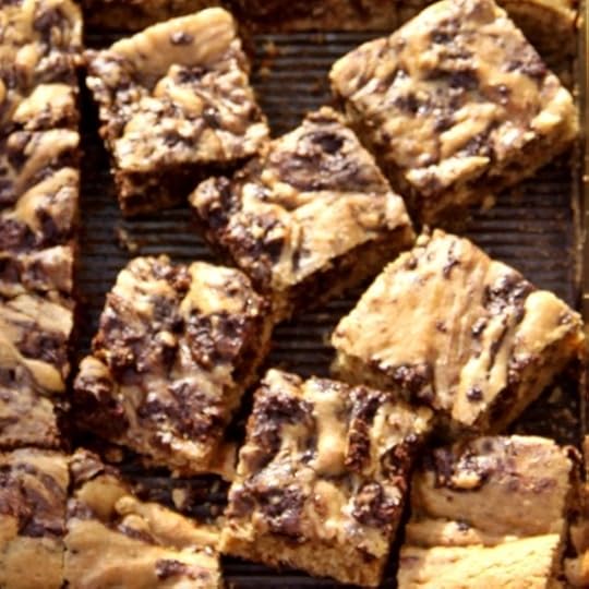 Marbled Chai Spiced Buttermilk Banana Bars