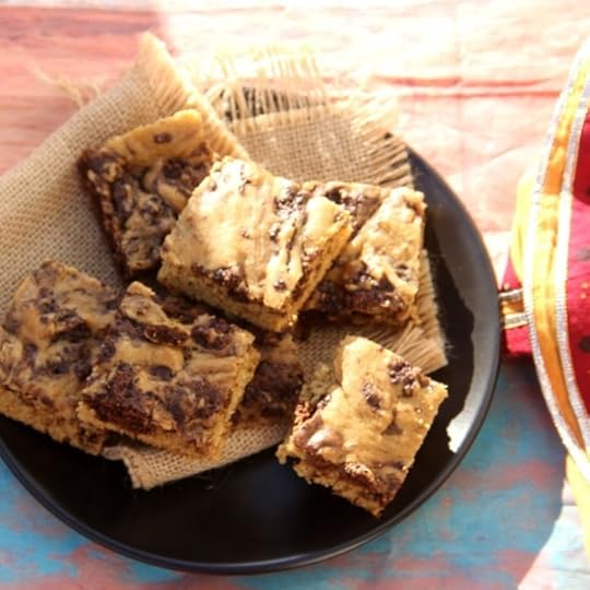 Marbled Chai Spiced Buttermilk Banana Bars