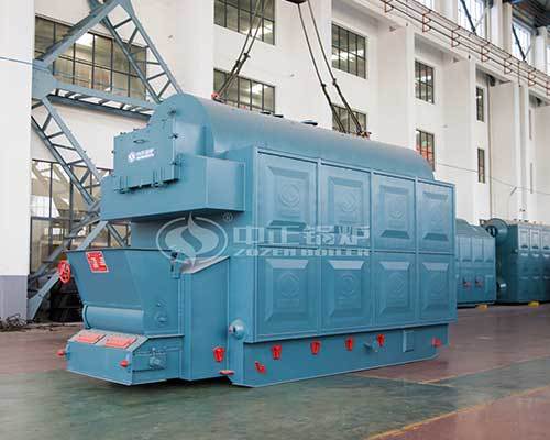 Biomass hot water boiler