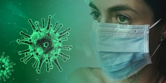coronavirus mask person woman sick germ disease
