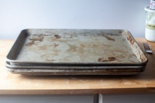 weight the pastry while baking it