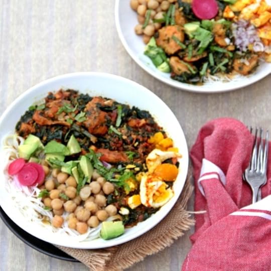 Creamy Coconut Mint Saag Chicken 