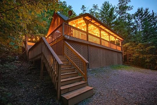 Secluded cabin with sunset views in Sevierville Tennessee for rent on Airbnb