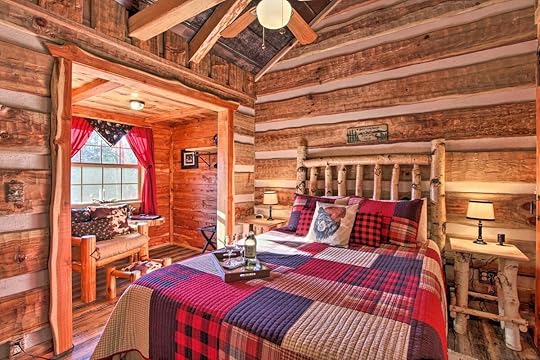 Creekside Smoky Mountains Airbnb cabin in Cosby, Tennessee
