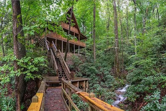 Creekside multi-deck cabin in Sevierville Tennessee