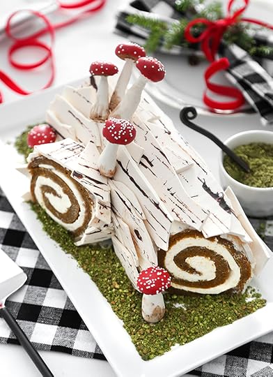 Birch Yule Log Cake