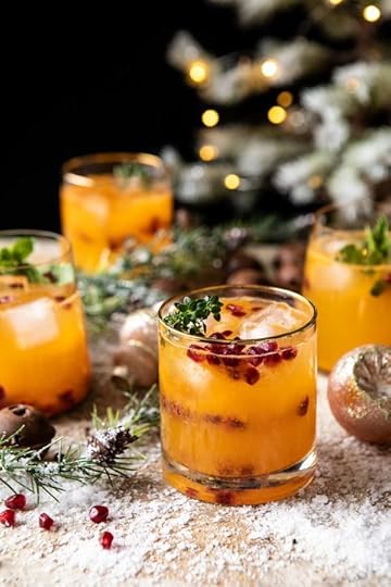 christmas cocktails citrus vodka