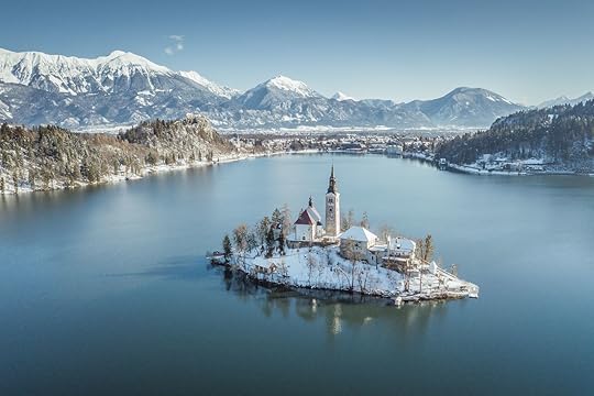 Lake Bled in winter
