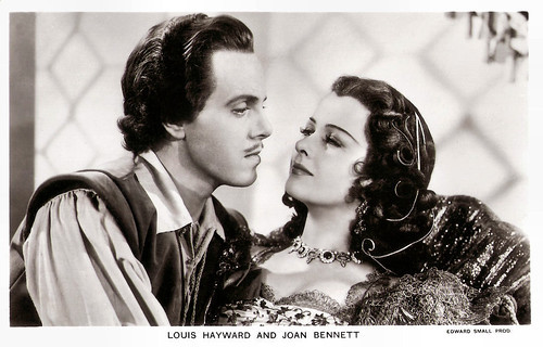 Louis Hayward and Joan Bennett in The Man in the Iron Mask Year (1939 )