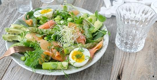 Vitamine D Aspergesalade met Zalm