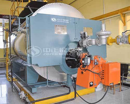 Natural gas steam boilers