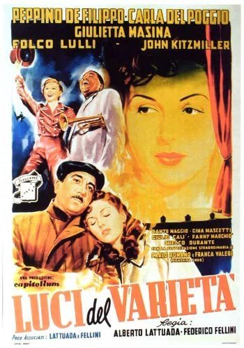 Amazon.com: Variety Lights Poster Italian B 27x40 Peppino De Filippo Carla Del Poggio Giulietta Masina: Prints: Posters & Prints