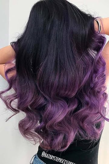Shop > black hair purple highlights - 60% OFF online
