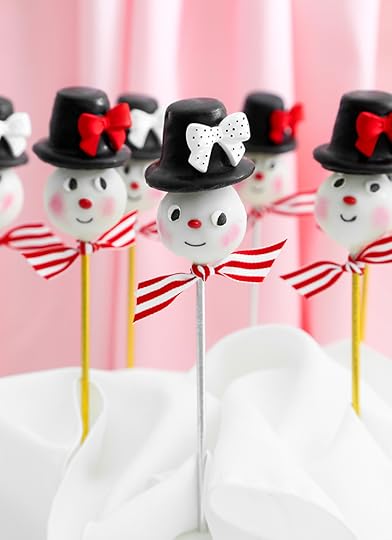 Vintage Snowman Cookie Pops