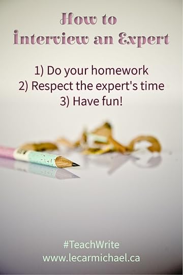 Tips for interviewing experts
