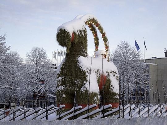 Yule Goat in Gefle, Sweden, 2009