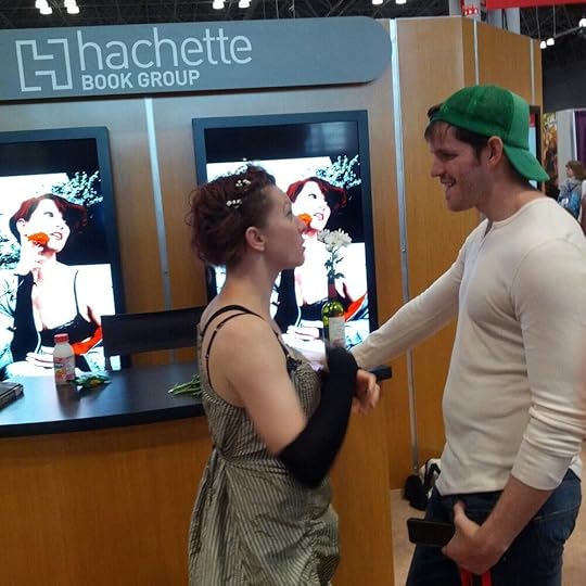 Amanda Palmer and Brandon Stanton at BEA, May 2014