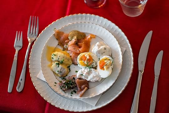 Traditional Swedish Christmas table starter