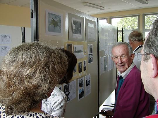 John Sweren at monument dedication