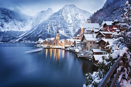 Winter view of Hallstat