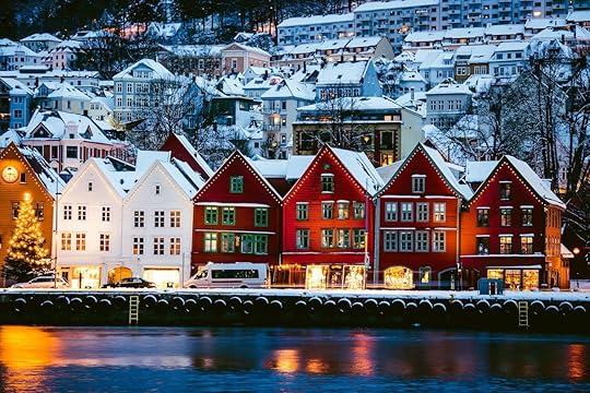 Harbour of Bergan, Norway