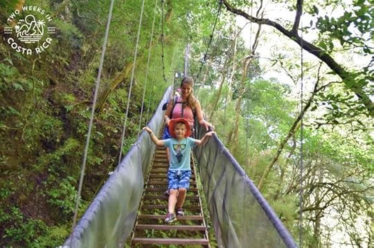 Hanging Bridge with Kids Oropendola Waterfall