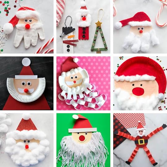Christmas Santa Crafts for Kids