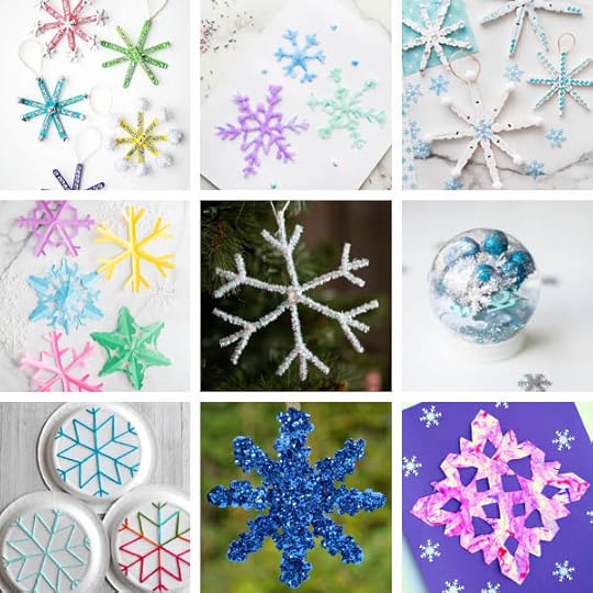Christmas Snowflake Crafts for Kids