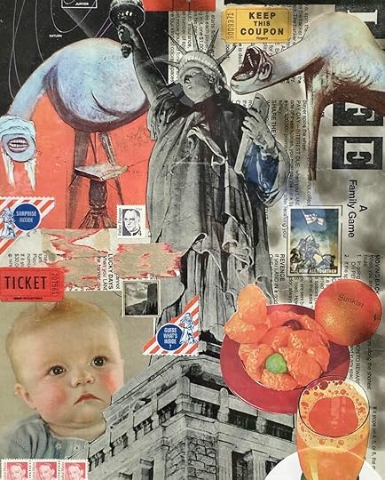 Guess What’s Inside, collage, 20”x12”