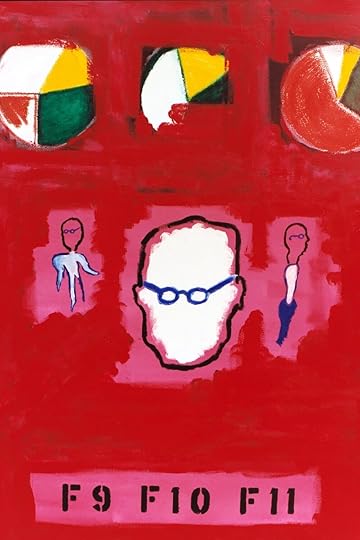 In my mind, this is perhaps one of the strangest paintings I have ever made. It was in a show at Spiderhouse Gallery in Old Town Lansing in 2003, I think. There is no doubt in my mind that I painted over this one, haha.