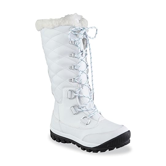 BEARPAW Women's Isabella White Waterproof Winter Boot