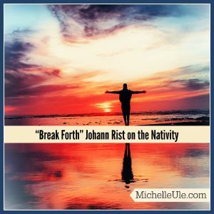 Break forth, man at sunrise