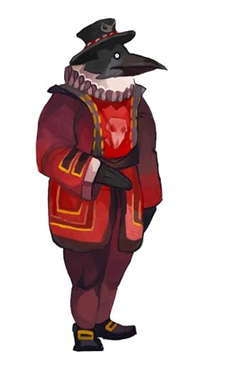 Beefnipper - looks like a beefeater except it's a raven person